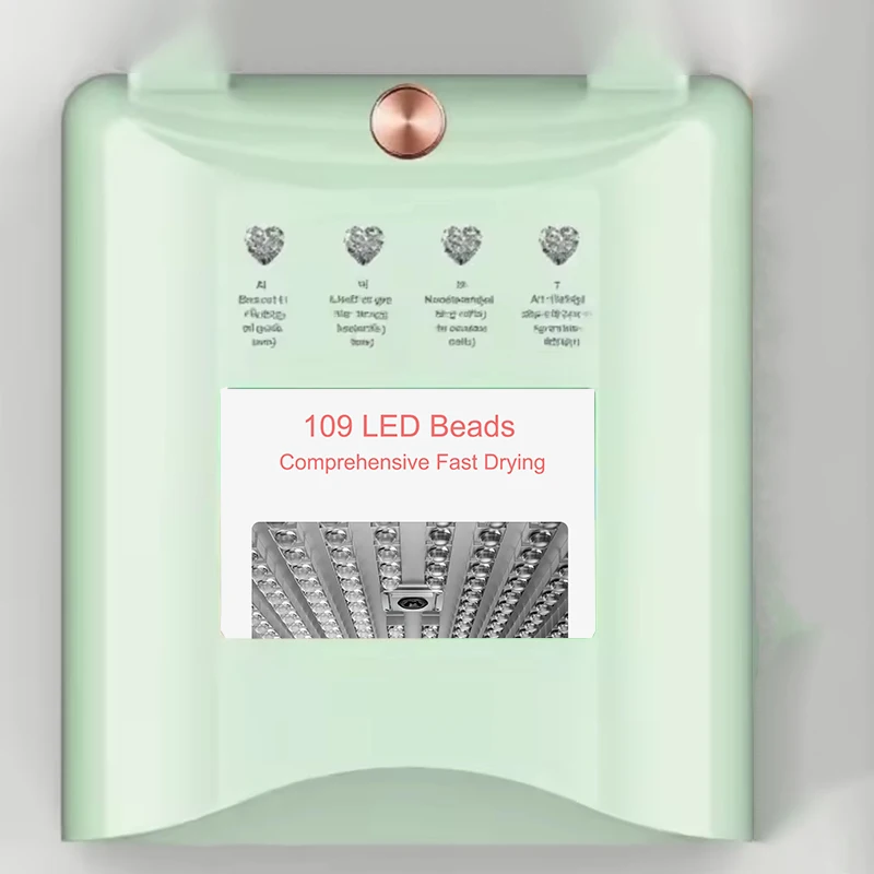 New Luxury Design O-Nail Light Emitting Diode LCD Display UV Nail Lamp