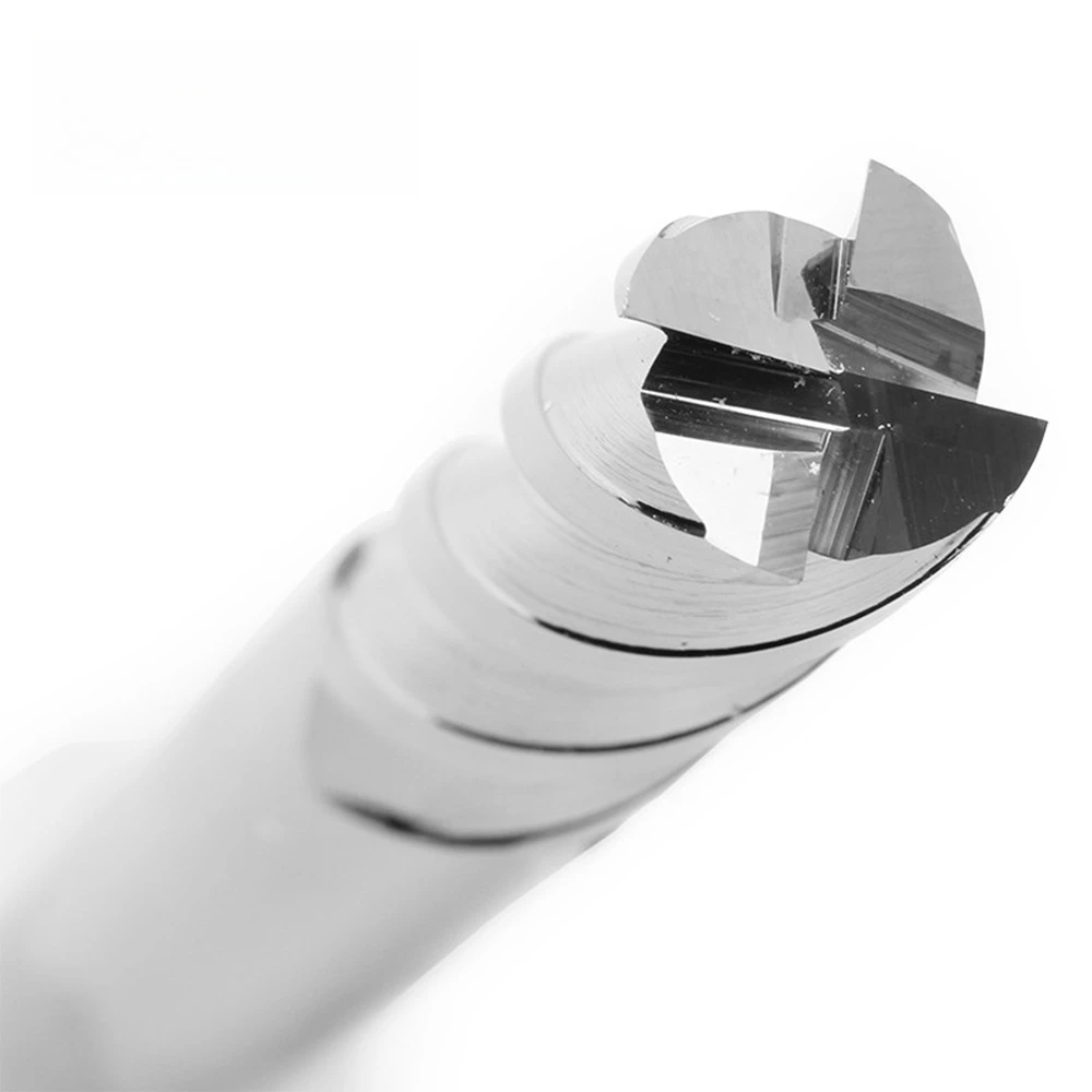 High Hardness Solid Ceramic 4 Edge Nose End Mill - Mirror Finish Cutter, Custom OEM Available (10-Pack)