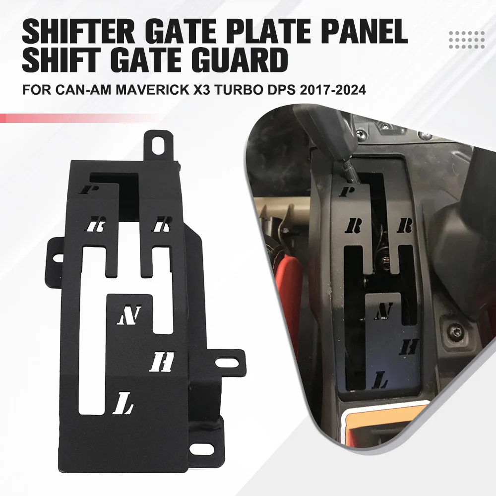 

For Can-Am Maverick X3 Turbo R 2017-2018-2019-2020-2021-2022-2023 Motorcycle Heavy Duty Metal Quick Shift Gate Stainless Steel
