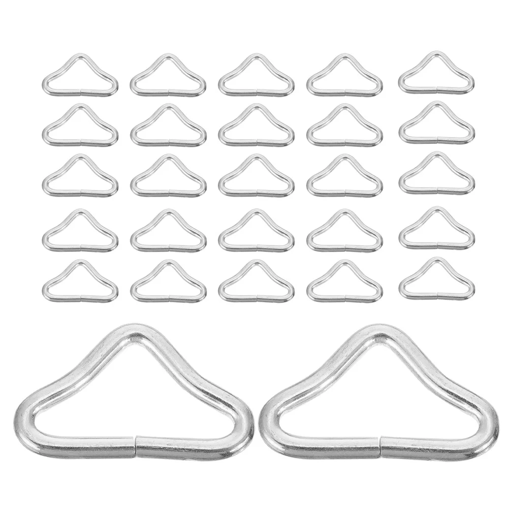 

50pcs Trampoline Triangle Ring Replaceable Buckles For Portable Trampoline Parts Outdoor Bounce Safety Upgrade Accessory Tool