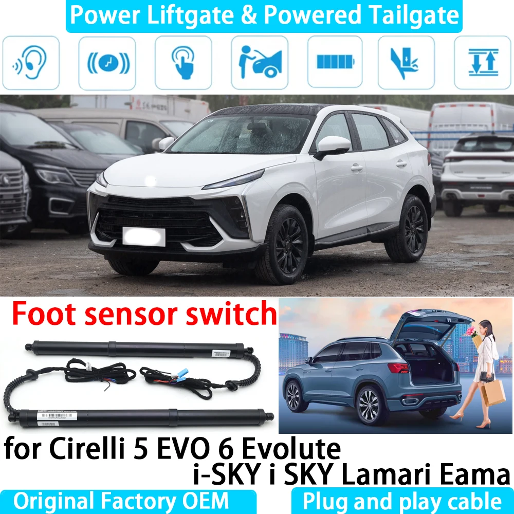 

for Cirelli 5 EVO 6 Evolute i‑SKY i SKY Lamari Eama Automatic Electric Power Liftgate Powered Tailgate Strut Tail Gate System