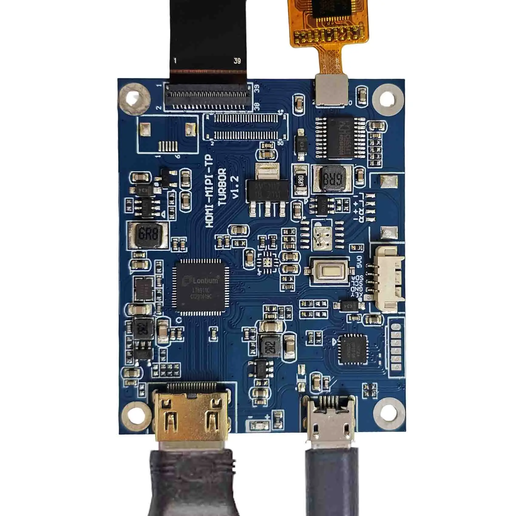 Емкостный сенсорный ЖК-дисплей с сенсорным экраном и ЖК-дисплеем 3,4 дюйма Vs34003C39 800X800 Микрокруглый ЖК-дисплей с платой драйвера Hd-Mi Mipi