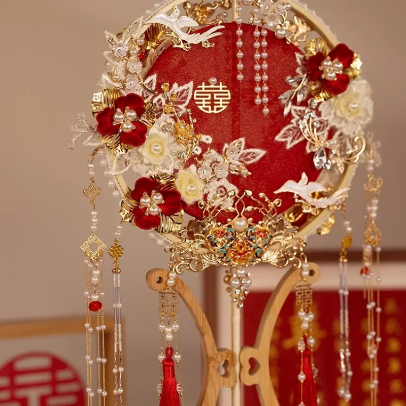 Chinese group fan bride wedding two-color DIY material bag girlfriend wedding gift show clothes