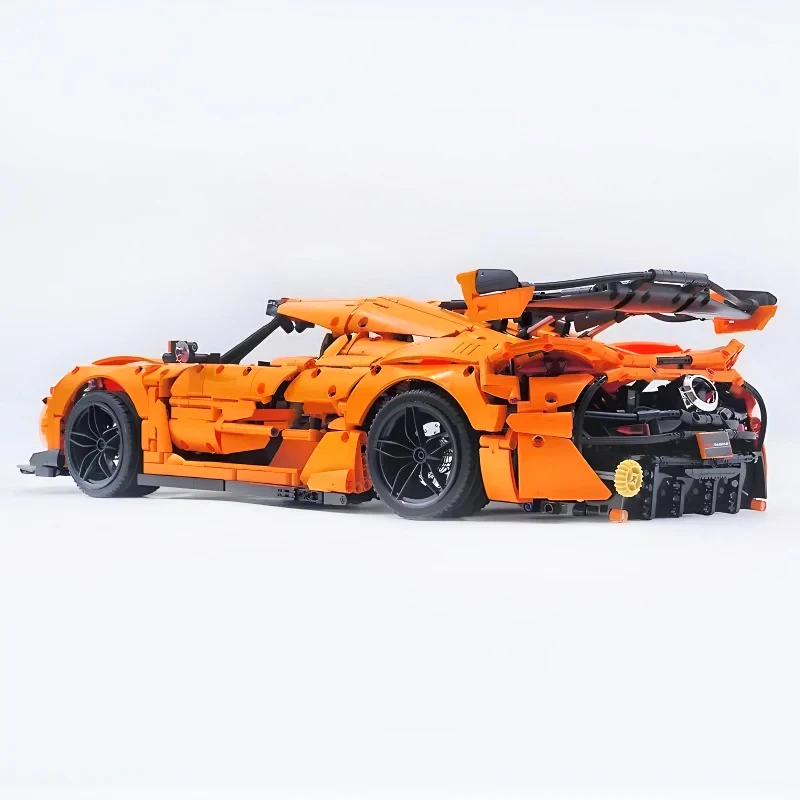 MOC C61048 Technical Super Speed Champions Car Hypercar Model Building Blocks Speed Vehicle Bricks Toys Christmas Gifts For Kids