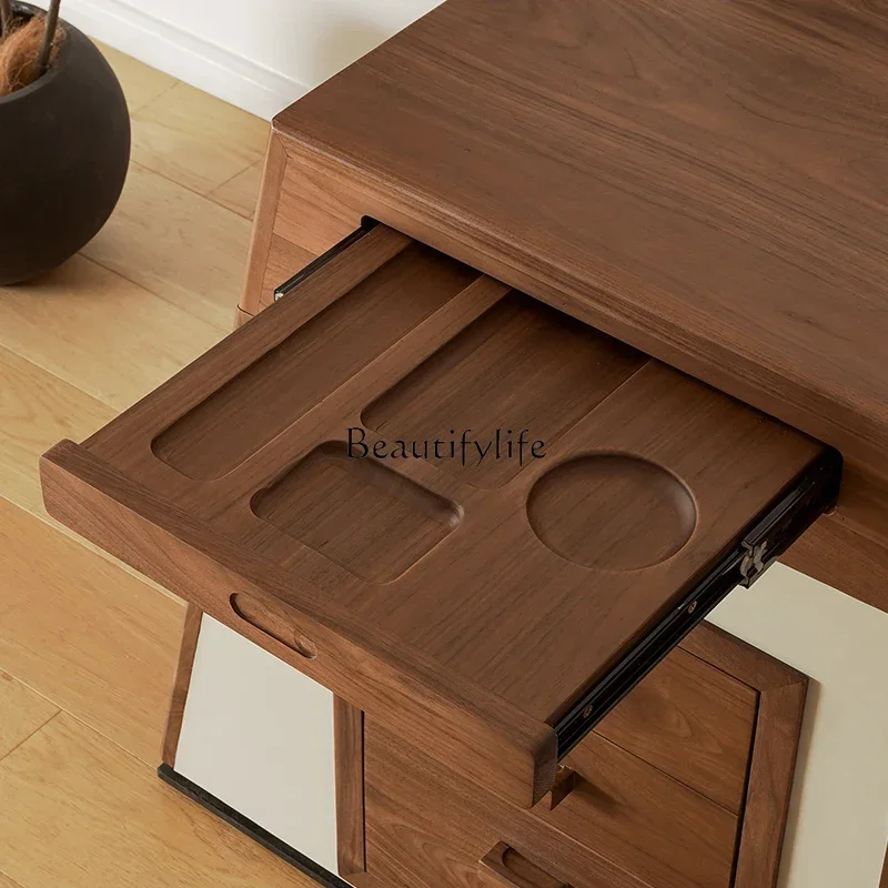 z.-مكتب إيطالي فاخر خفيف بتصميم بسيط ومكتب إبداعي لدراسة الكمبيوتر المكتبي