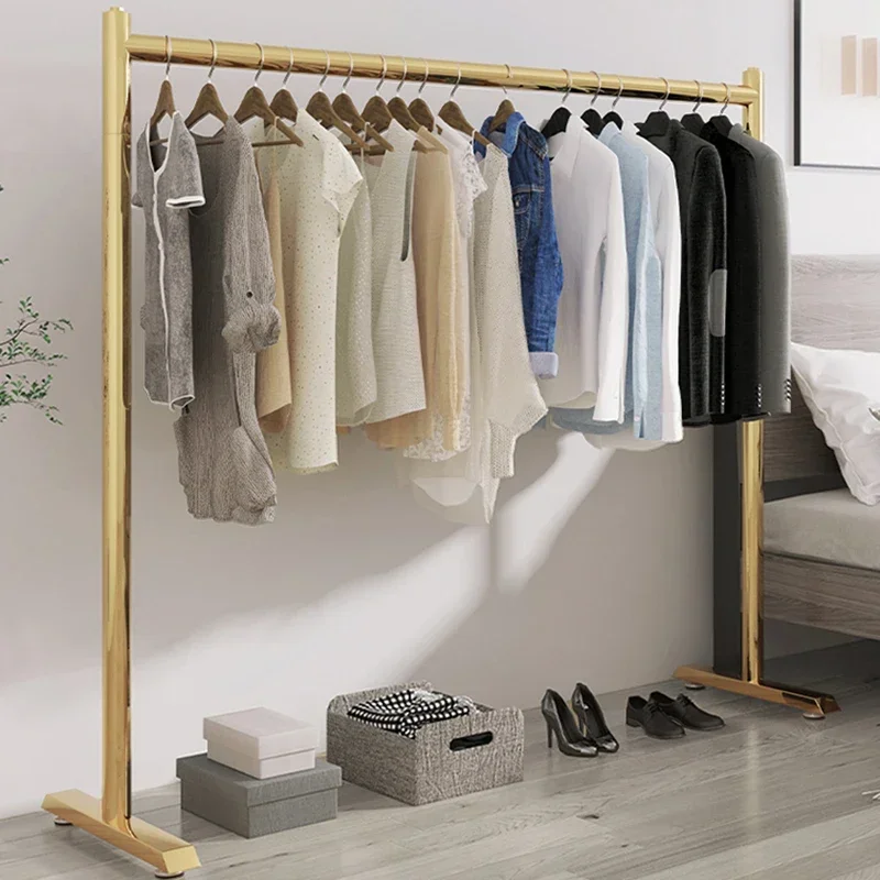 Hall Rack Shelf Clothes Display Extension Entrance Large Couple Wardrobe Wearing Boutique Clothing Shop Hanger Furniture