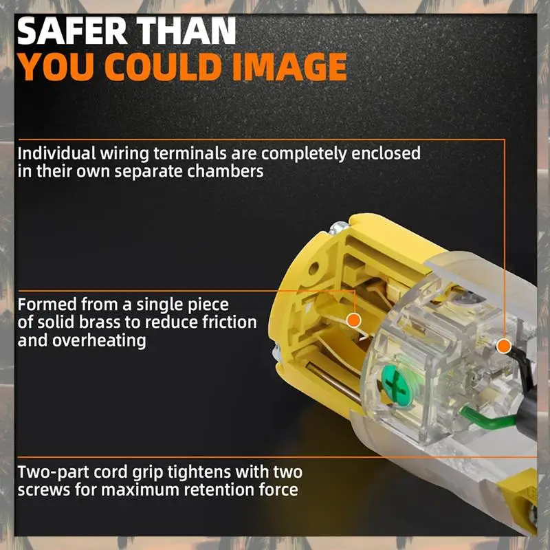 

A70U Новый разъем с подсветкой, заземляющий шнур с подсветкой, сменная розетка для шнура, вилка коммерческого класса, вилка стандарта США