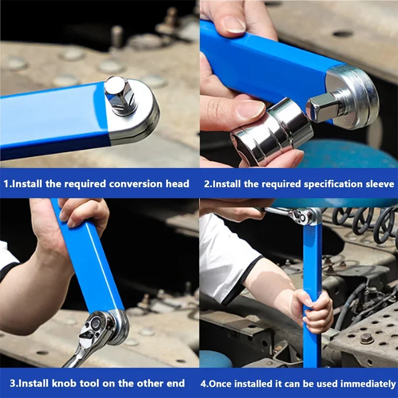 مجموعة مفاتيح ربط بسقاطة متعددة الحجم 1/2 1/4 3/8 صفر أوفست أداة عمل ضيقة متعددة الاستخدامات لإصلاح السيارات والمرآب