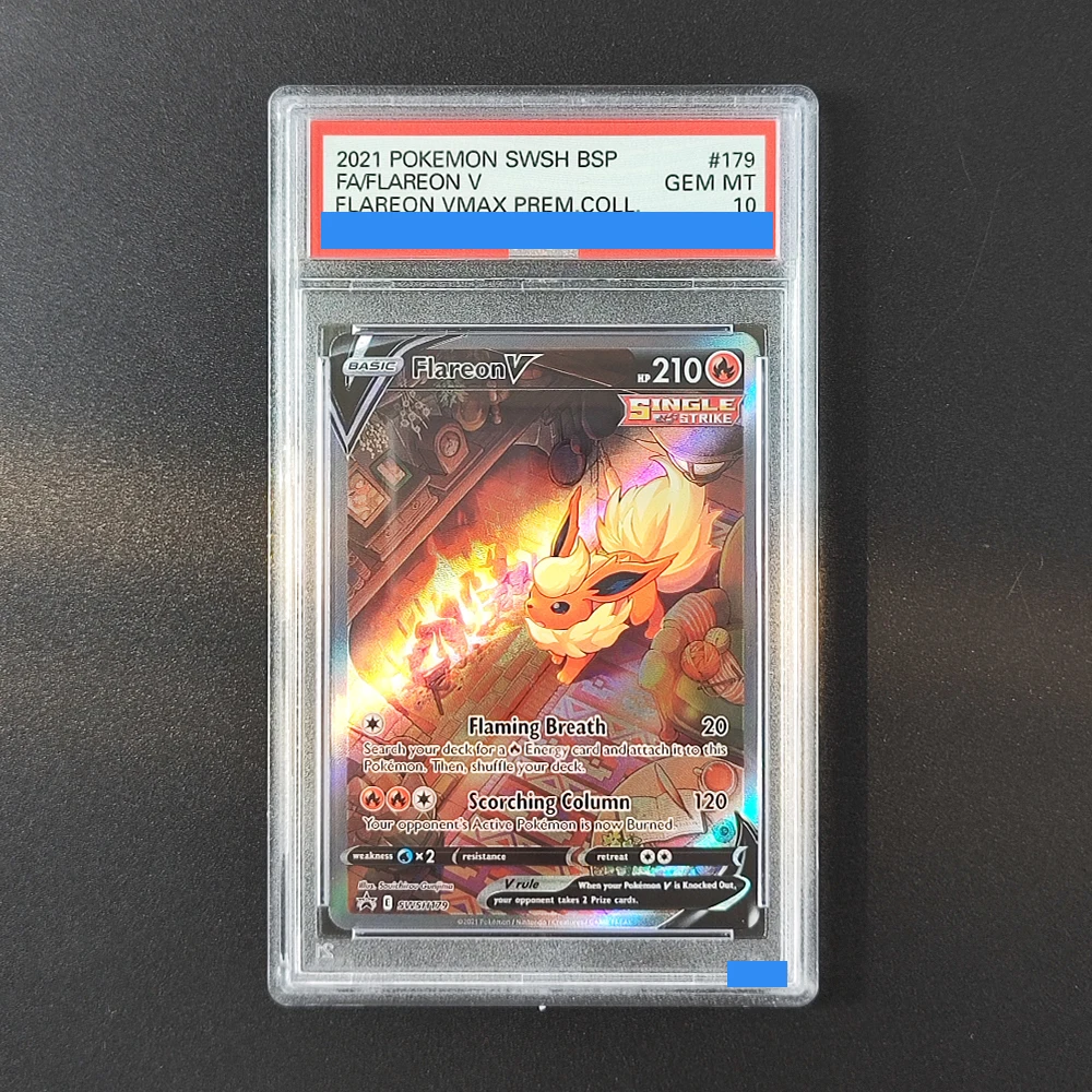 

Proxy POKEMON SWORD & SHIELD EVOLVING SKIES #167 LEAFEON V 167/203 Authentication Grading 10 Collection Game Card