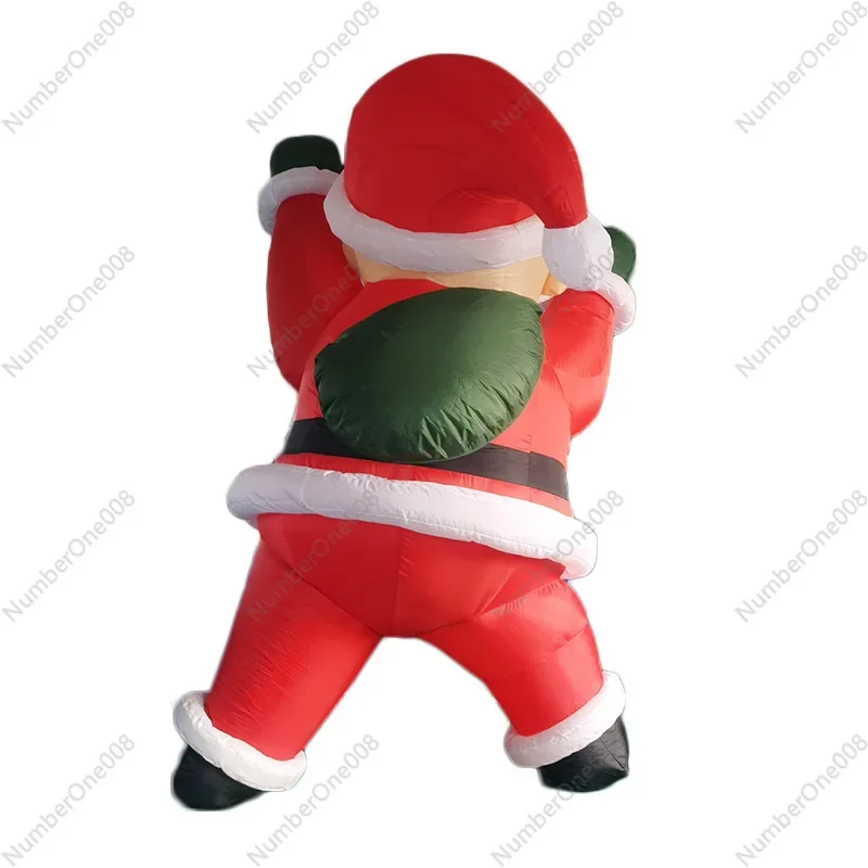 Christmas Inflatable Decoration Mall Event Setup Cartoon Santa Claus Climbing Wall Christmas Tree Snowman Inflatable Model
