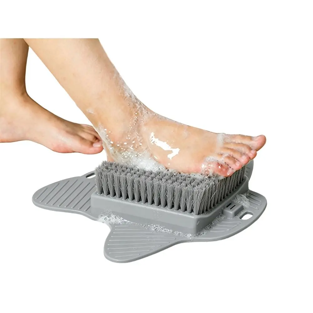 Non-Slip Suction Cups Foot Scrubbing Brush Hanging Design Callus Removal Foot Callus Remover Dead Skin Removal Foot Scrubber Mat