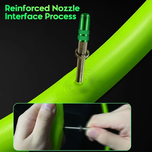 Imagen 2 del producto CYCLAMI-cámara de aire ultraligera para bicicleta, neumático de Material TPU de 26, 27,5 y 29 pulgadas, válvula francesa de 45mm, súper ligera, antioxidante