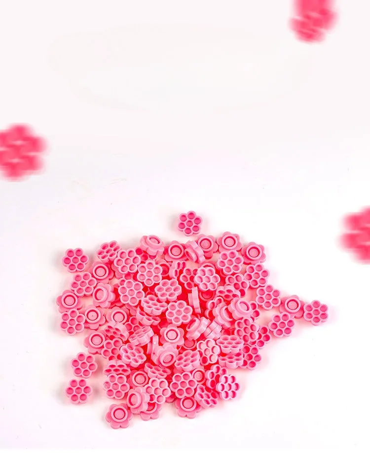 100/200/500Pcs False Eyelashes Blooming Cups Grafting Fan Lashes Rapid Bloom Sun Flower Eyelash ExtensionGlue Holder Makeup Tool