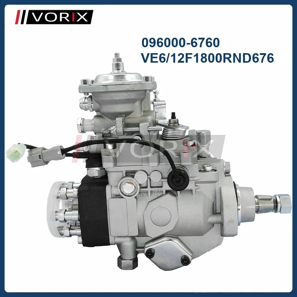 

Fuel Injection Pump 096000-6760 22100-17290 VE6/12F1800RND676 for TOYOTA 1HD-T