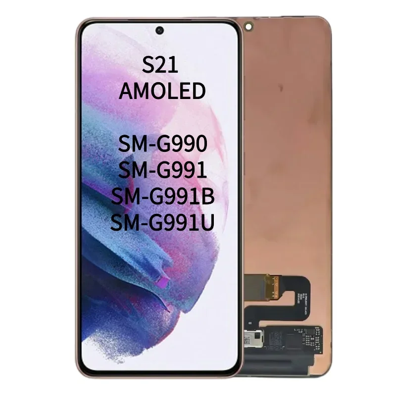 

For Samsung Galaxy S21 5G Super AMOLED Display Screen G990F G991F G991U G991BD Lcd Display Touch Screen Digital Defect