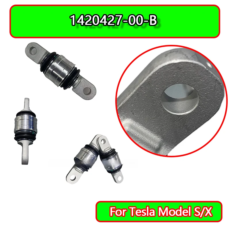 

Втулка верхнего рычага задней подвески для Tesla Model X S 1420427-00-B, резиновая втулка рулевой тяги, замена, автозапчасти, задний верхний рычаг