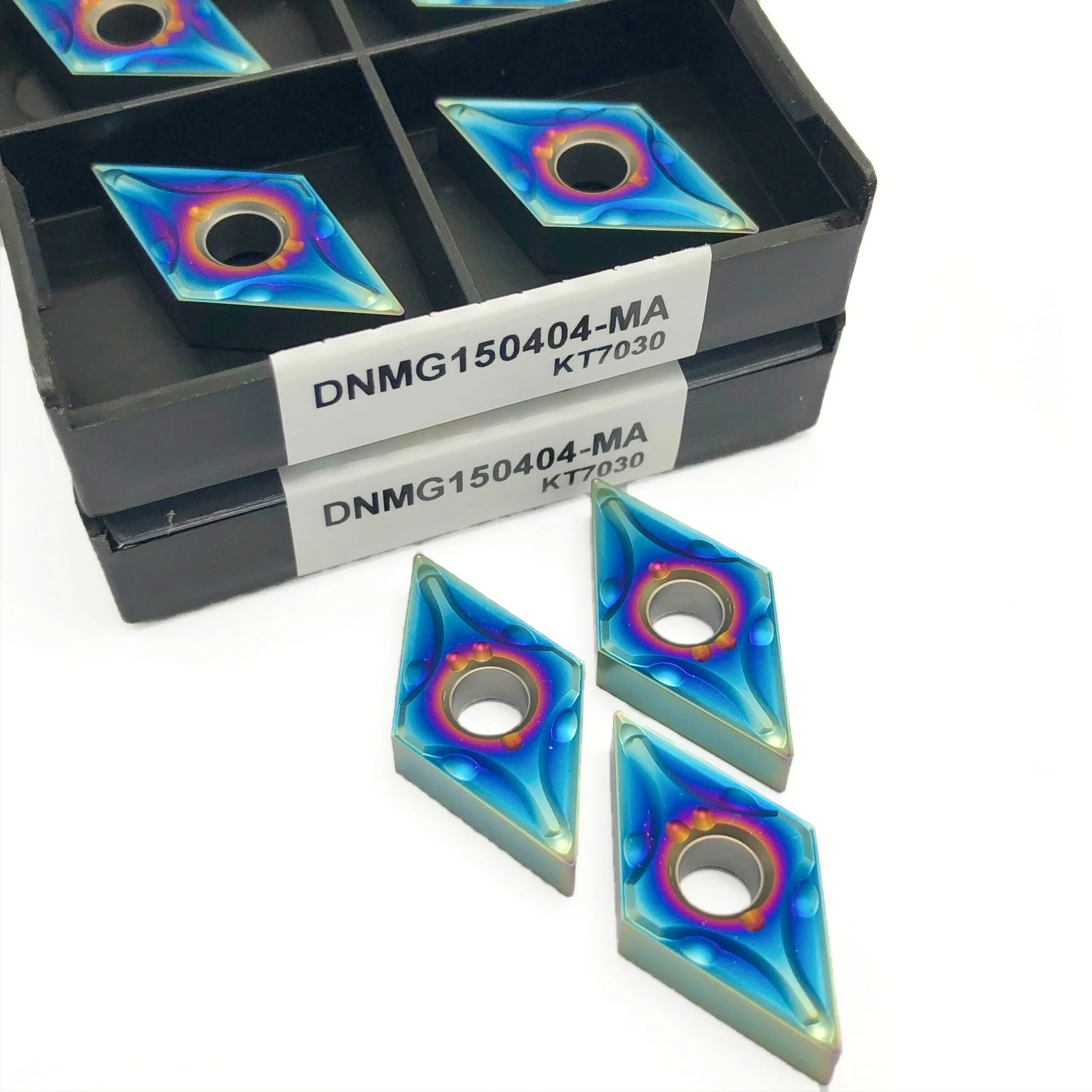 Wysoka jakość DNMG 150404   DNMG 150408   KT7030 Frez trzpieniowy z węglika spiekanego PMing Narzędzie CNC Wewnętrzny stop DNMG