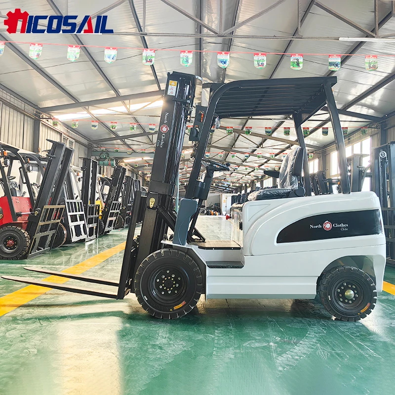 

Электрический вилочный погрузчик NICOSAIL 1.5T, скорость подъема 190 мм/с, соответствует ISO 3691-1, для штабелирования