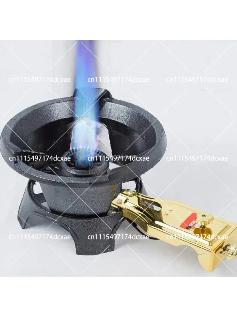 Single Burner Portable LPG Gas Stove, High Pressure Energy Saving Cooktop for Household Camping Use