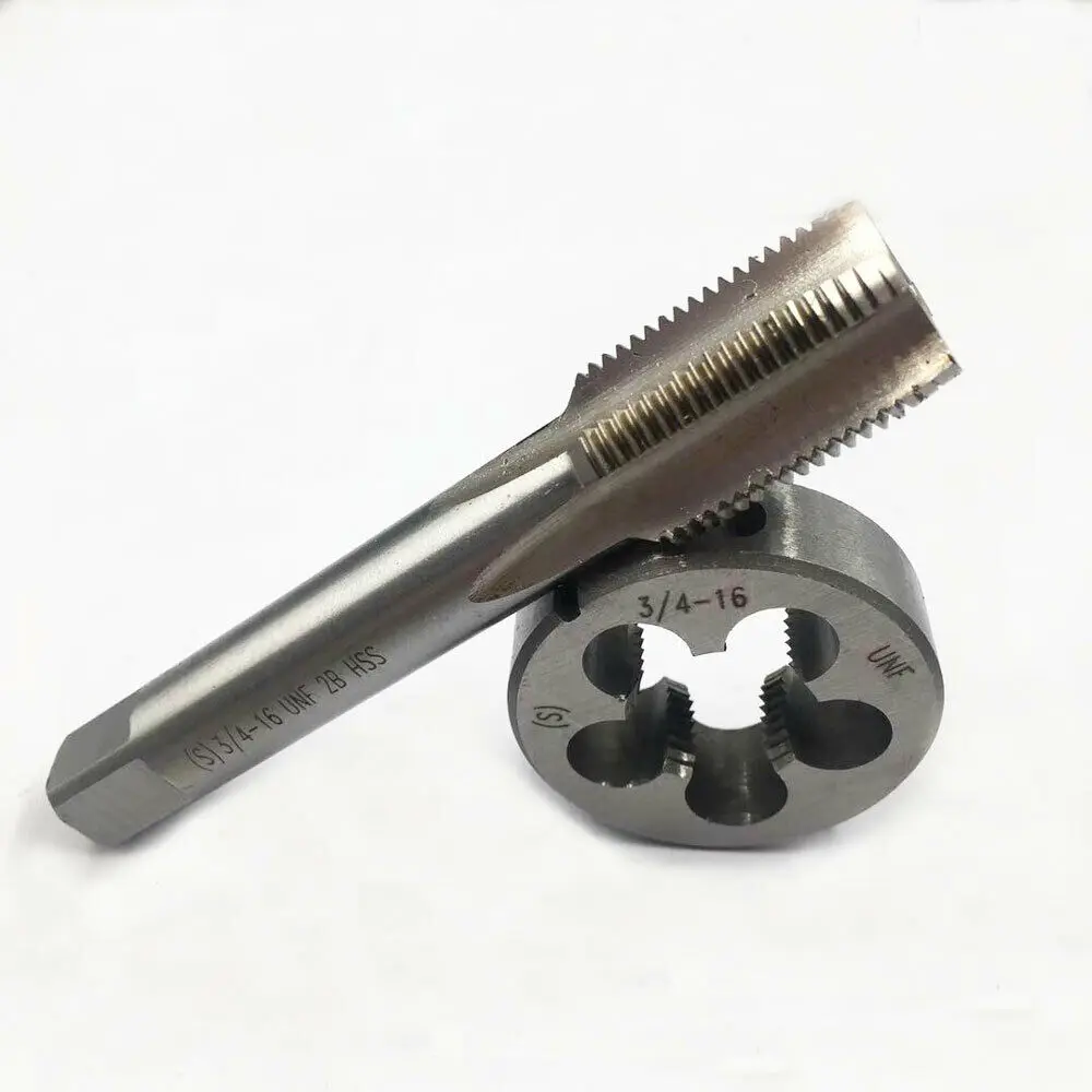 3/4-16UNF HSS Tap And Die Set,UNF машинная резьба и UNF круглая резьба Die