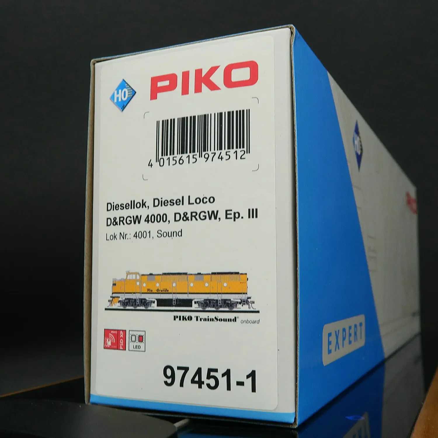 PIKO HO 1/87 modello di treno 97451-4-7 Rocky Mountain ML Digital Sound DCC modello di treno a combustione interna giocattolo regalo