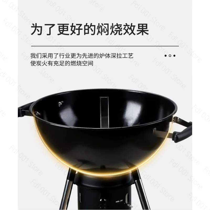 Garden grill Household stew  Villa Charcoal outdoor apple  Lamb leg