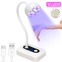 DianaBeauty Rechargeable 36W UV Led Nail Lamp Nail Dryer with 3 Timer Settings Auto-sensing UV Light for Gel Nails Nail Tools
