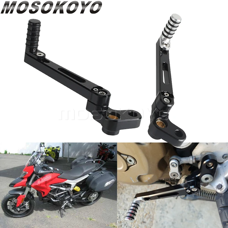 Per Ducati Hyperstrada 821 939 Hypermotard/SP 821 Hyperstrada 939 939/SP Cambio Pedale Leva Del Cambio Regolabile Sinistra Piede Peg