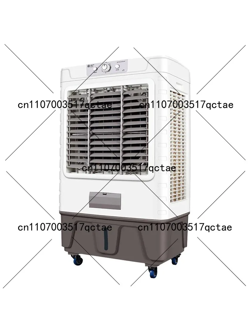Portable mobile air cooler, evaporative water cooling fan, household warehouse, workshop, outdoor use