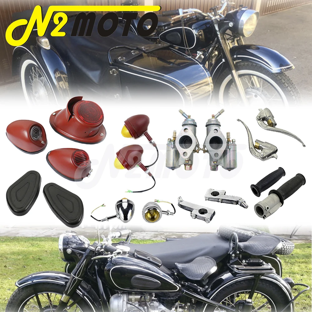 Retro Headlight Motorcycle Hand Grip For Zündapp DB DS KS750 K750 BMW M1 M72 R12 R75 R51 R61 R66 R71 Wehrmacht BW40 Dnepr Ural