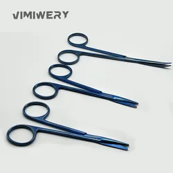 Eye Scissors Stevens Tenotomy Scissors Titanium Straight&Curved Blades Ophthalmic Surgical Instrument