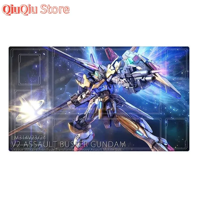 600*350*2mm 반다이 애니메이션 건담 시리즈 게임 GCG DIY 카드 플레이매트 스트라이크 프리덤 캐스터리아 유니콘 컬렉션 장난감