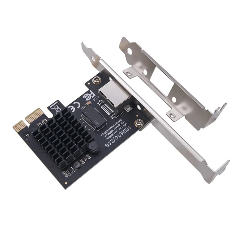 100/1000M/2.5G RJ45 Adaptador de rede RJ45 RTL8125BG Chipset PCIe PCI Express Placa Lan de rede