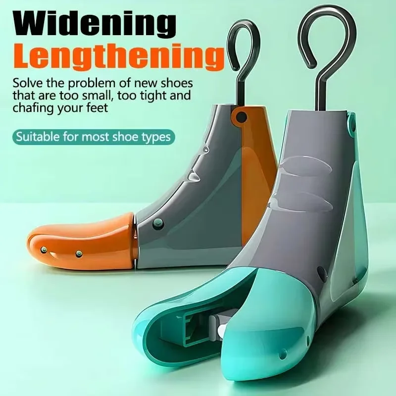 1/2Pcs Universal Shoe Stretcher Adjustable Boot Stretcher PC Sneaker Shoe Widener with Steel Shaft for Left&Right Shoe Expander image 5