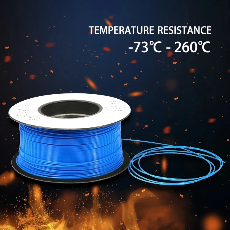 1~20 Meters Blue Yellow 30L~8L Heat Protector Temperature Corrosion Resistant Pipe F46 Insulated Capillary 150V PTFE Tube 2.5KV