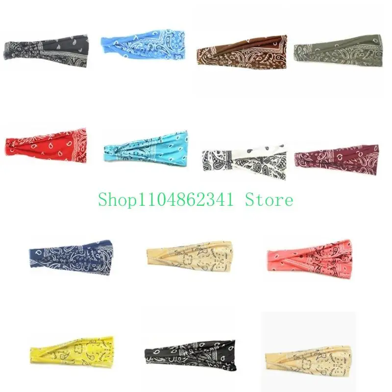 트렌디한 와이드 헤어밴드 스웨트밴드 남성, 여성, 어린이 헤어 액세서리로 헤어 스타일링과 패션 표현에 적합