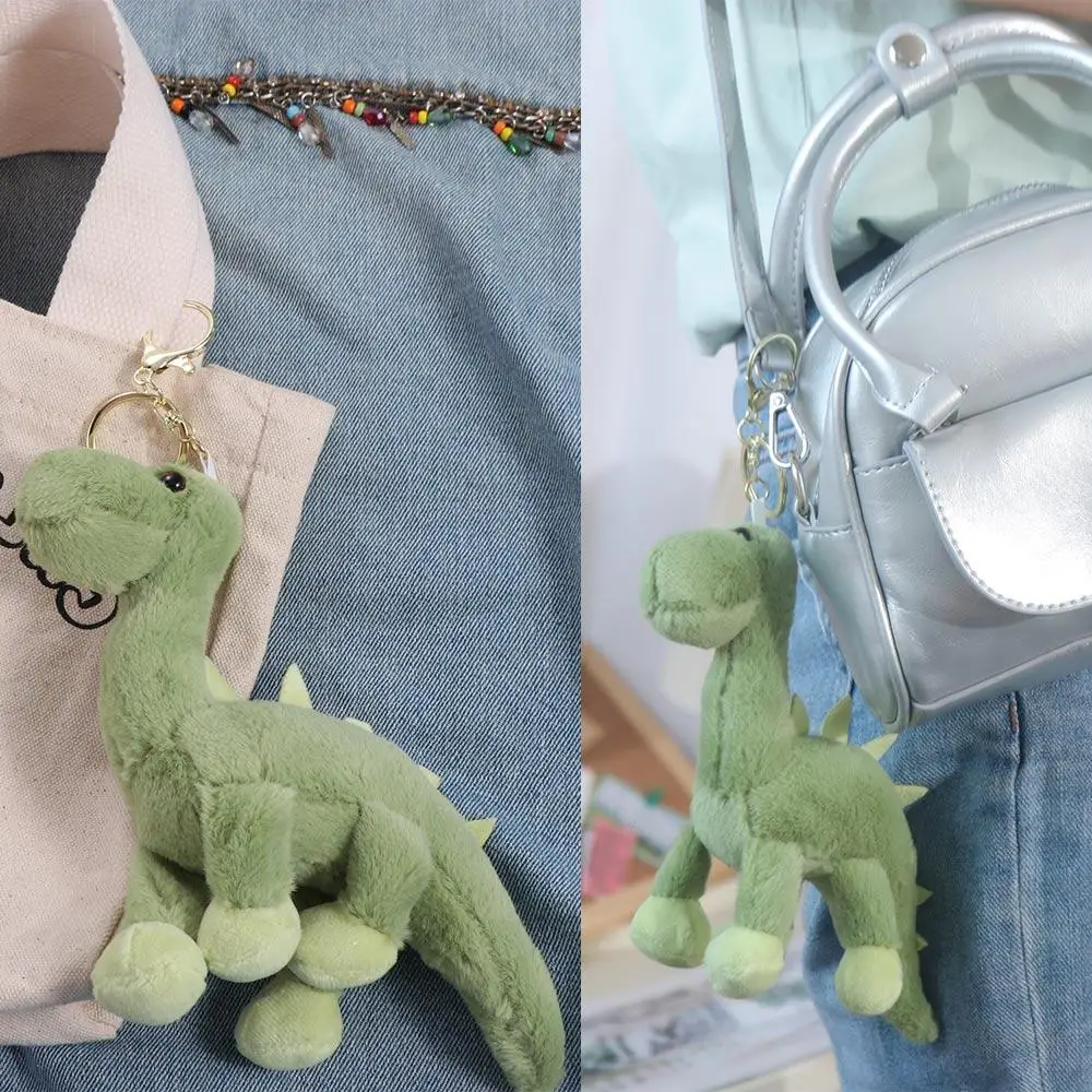 Long Neck Dinosaur Long Neck Dinosaur Plush Doll Cartoon Anime Green Small Dinosaur Plush Keychain Plush Toy 16cm