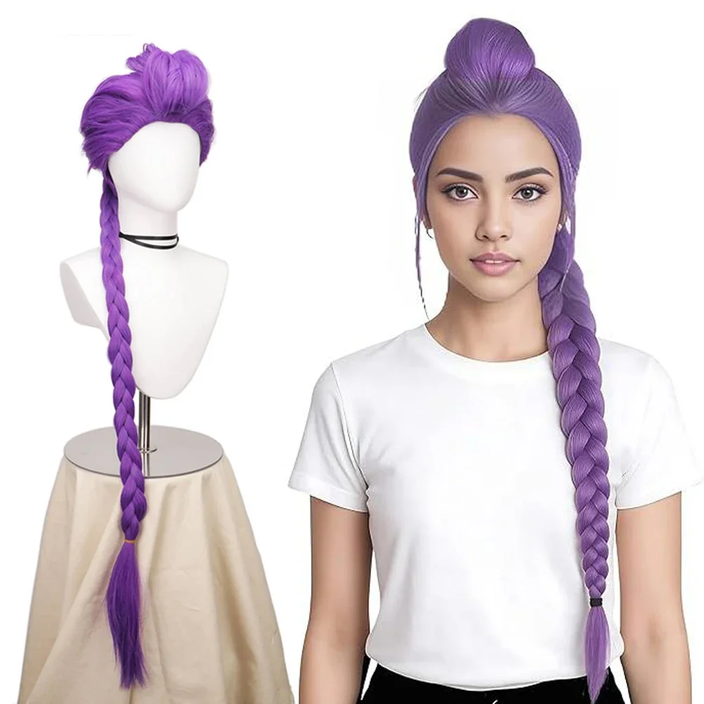 Rumi Mira Zoey Front Lace Wig Cosplay DokiDoki Kids Halloween Rumi Cosplay 100cm Long Hair