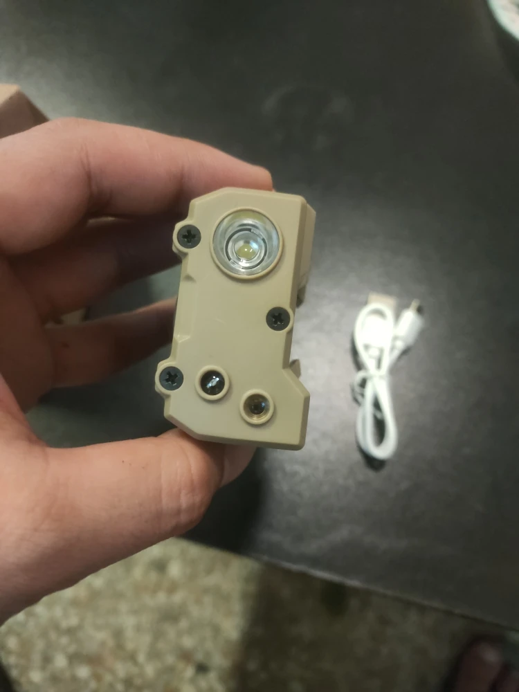 ไฟเลเซอร์ OGL วัสดุไนลอน กล่องเลเซอร์ขนาดเล็ก ไฟฉายอินฟราเรดสำหรับกิจกรรมกลางแจ้ง ไฟฉายสีเขียว