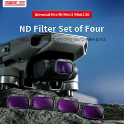 STARTRC ND Filter Set for DJI Mini 4K/Mini 2/Mini 2 SE Drone Camera Accessories ND8 ND16 ND32 ND64 Filters Kit 4 Pack