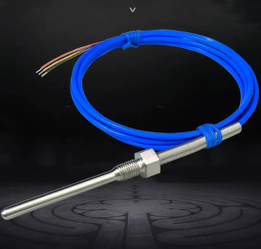 PT1/2 PT1/8 Industrial DS18B20 Waterproof Temp Sensor - Stainless Steel Probe PTFE Threaded Digital Thermometer