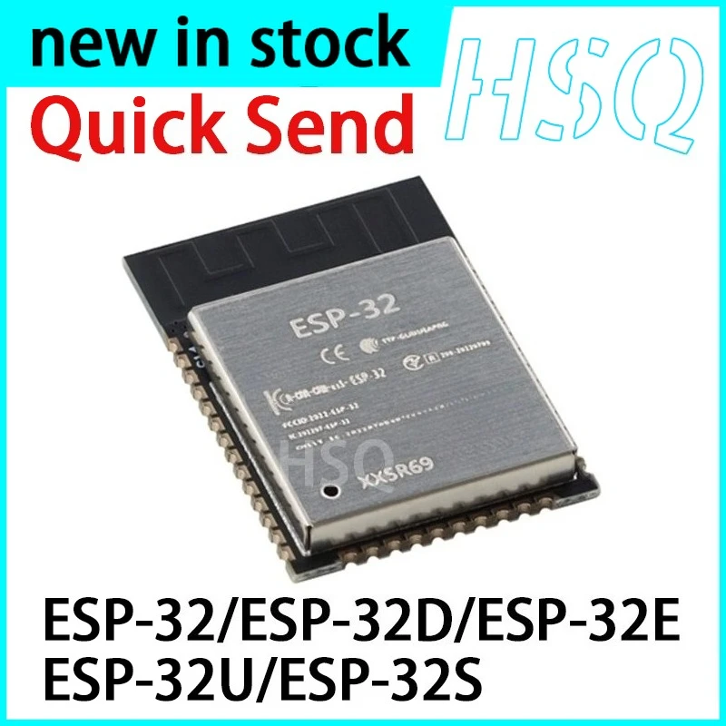 1PCS New ESP-32 D/E/U/S Module Wireless Wi Fi+Bluetooth Dual-mode Dual Core 32-bit MCU Module