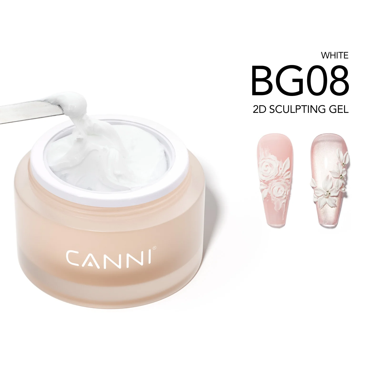 10g CANNI Fiber Base Coat Glasreparatur-Gel Hochglänzender Langlebiger Top Coat Halbtransparentes Milchweißes PVC 3D-Modellier-Gel – Detail 11