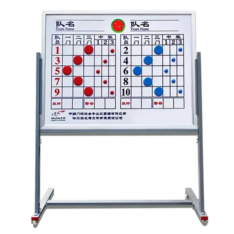 Large Croquet for Matches with Wheels Portable Scoreboard