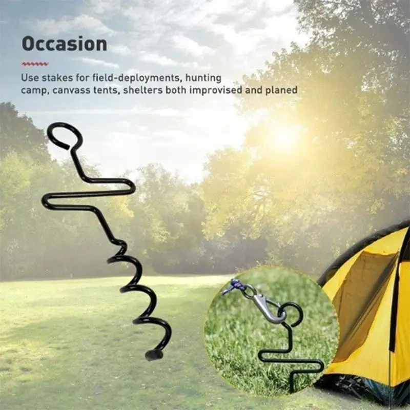

4pack Durability Tent Sand Pegs Multipurpose Tent Anchors Heavy Type Stakes for Camping, Hiking, Beach Outdoors 24BD