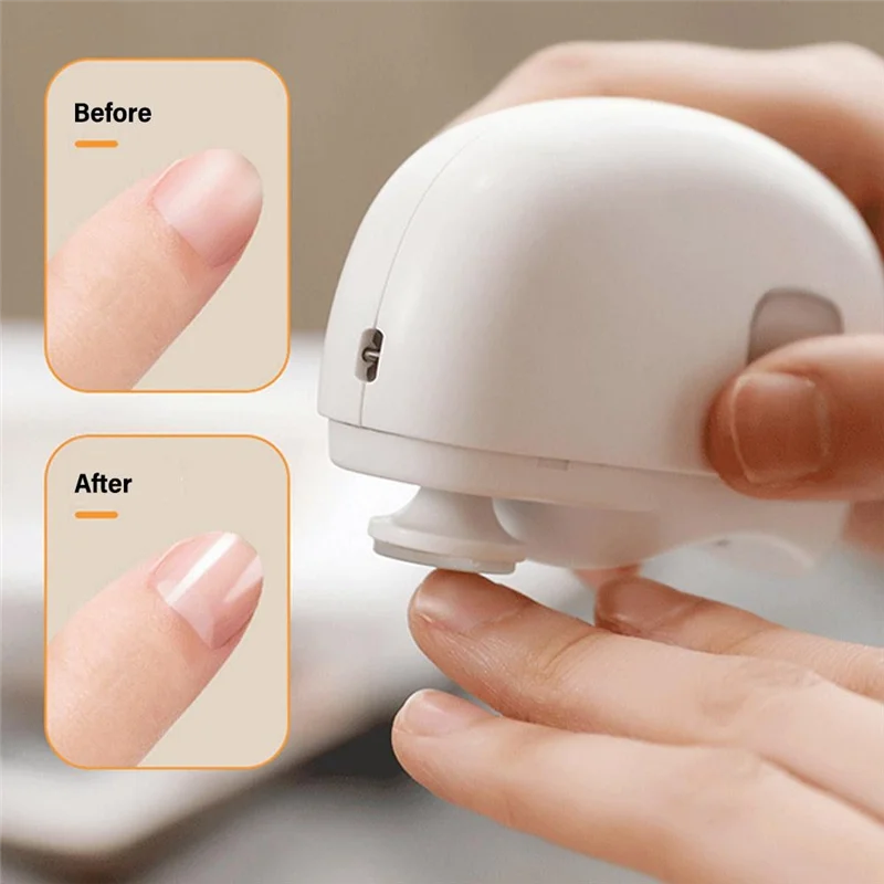 B69C 2-In-1 Electric Nail Clipper Multifunctional Nail Machine Nail Trimmer Automatic Nail Cutter Lighting For Baby Adult Durabl - view 6