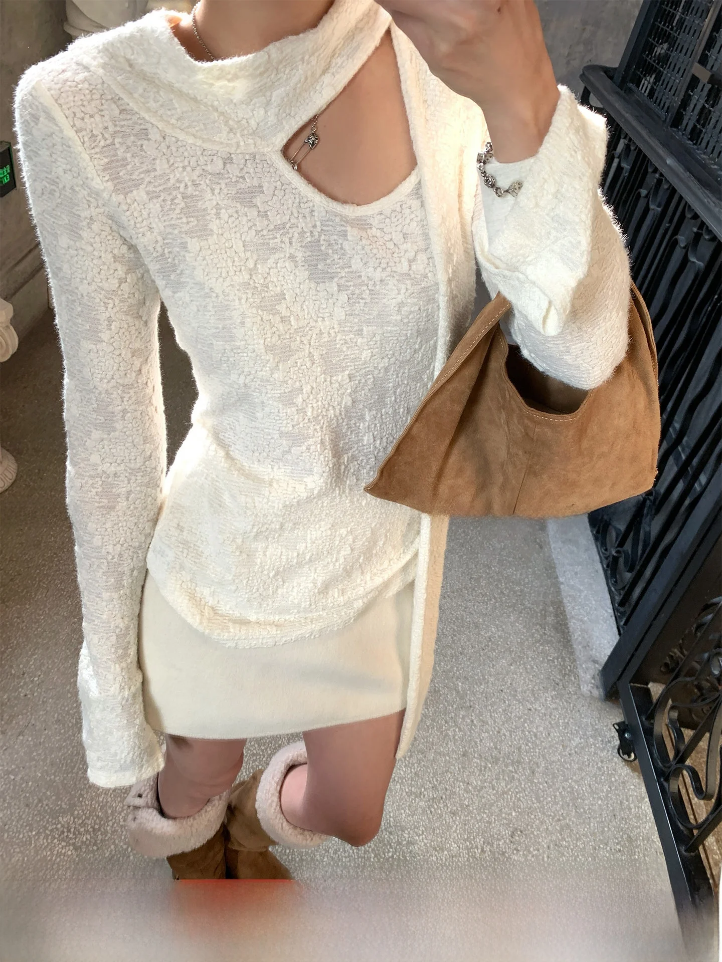 

Женский модный топ GV Big White Sister Ele с регулируемой 3D-текстурой и кружевом, весенняя новинка, универсальный стиль