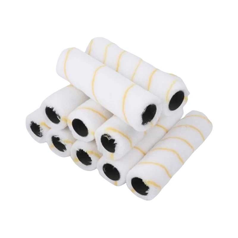 

"10pcs 9"" Microfiber Roller Cover Sleeves Smooth And Even Paint Application - Painting Accessories"