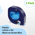 Black on Ocean Blue