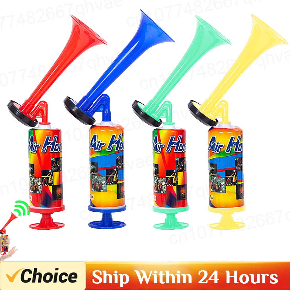 Handheld Air Horn Soccer Horn Loud Voice Car Horn Cheering Outdoor Security Emergency Horns for Football Match Sports Event